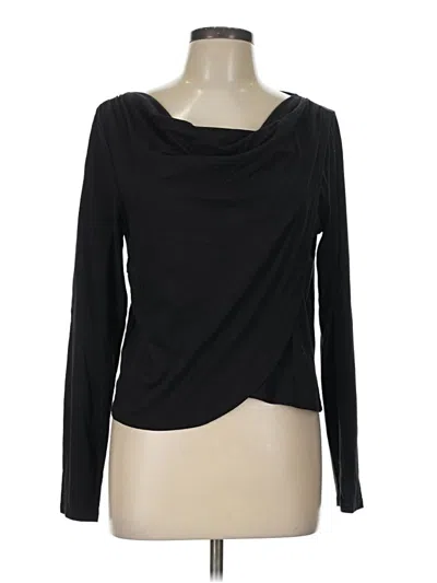 Pre-owned French Connection Long Sleeve T-shirt In Black