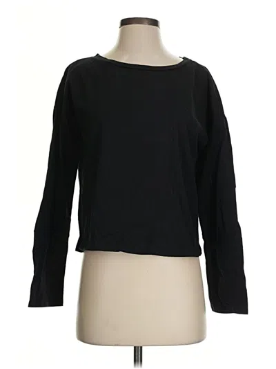Pre-owned French Connection Long Sleeve T-shirt In Black