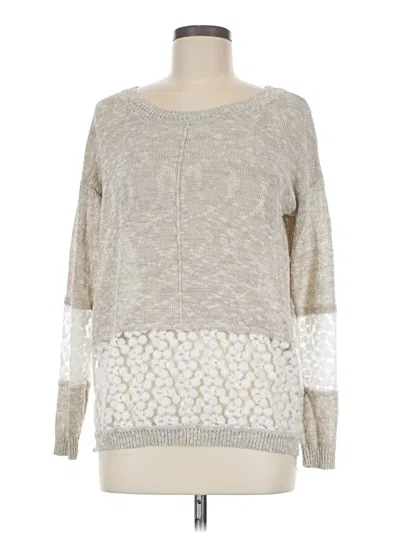 Pre-owned French Connection Long Sleeve T-shirt In Brown