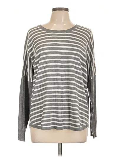 Pre-owned French Connection Long Sleeve T-shirt In Gray