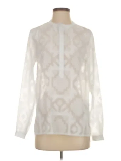 Pre-owned French Connection Long Sleeve T-shirt In White