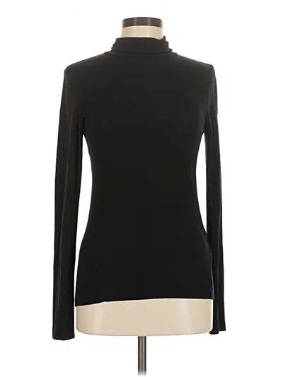 Pre-owned French Connection Long Sleeve Turtleneck In Black