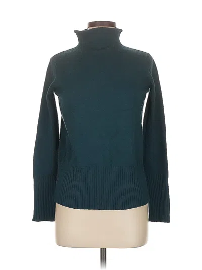 Pre-owned French Connection Long Sleeve Turtleneck In Blue