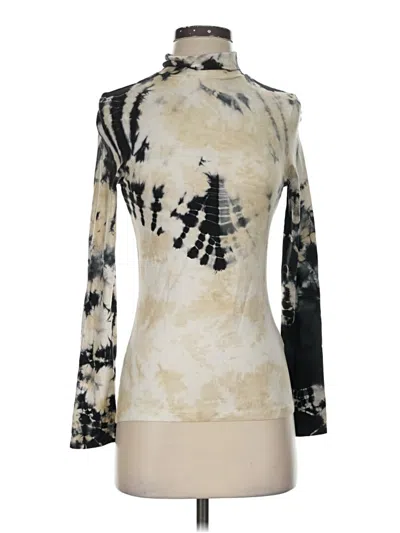 Pre-owned French Connection Long Sleeve Turtleneck In Ivory