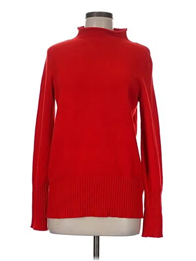 Pre-owned French Connection Long Sleeve Turtleneck In Red