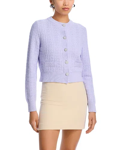 FRENCH CONNECTION LUREX TWEED CARDIGAN