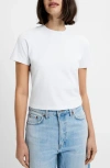 French Connection Maisie Jersey Tiny Tee In White