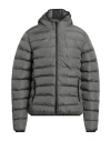 French Connection Man Down Jacket Military Green Size Xl Polyester In Green