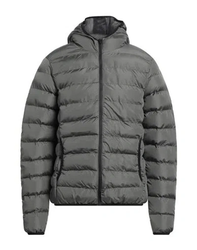 French Connection Man Down Jacket Military Green Size Xl Polyester