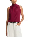 French Connection Marina Chiffon Top In Pink