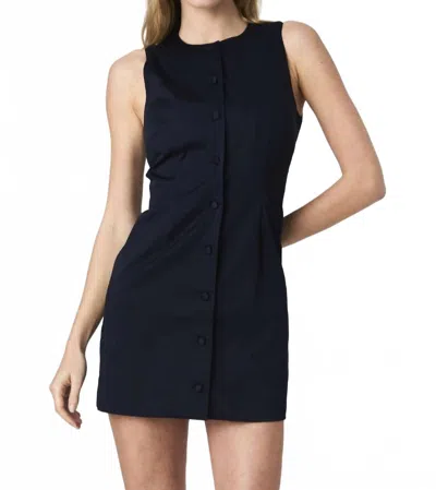 French Connection Marina Mini Dress In Marine In Blue
