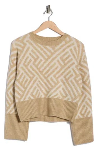 French Connection Martina Graphic Sweater In Multi