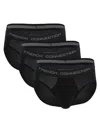 FRENCH CONNECTION MEN'S 3-PACK LOGO BRIEFS