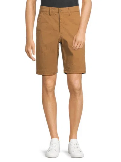 French Connection Men's Flat Front Chino Shorts In Kangaroo