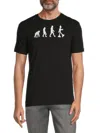 FRENCH CONNECTION MEN'S HUMAN EVOLUTION EMBROIDERY TEE