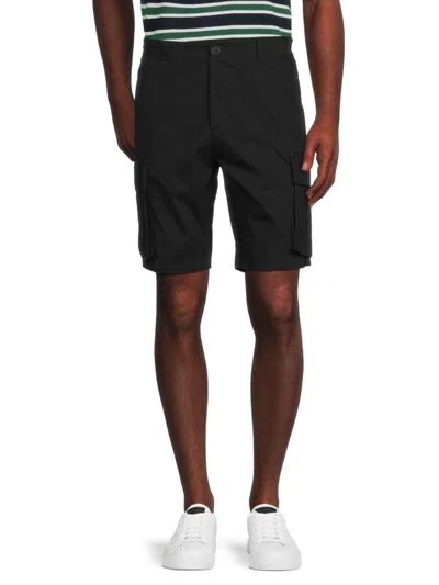 French Connection Men's Solid Cargo Shorts In Marine