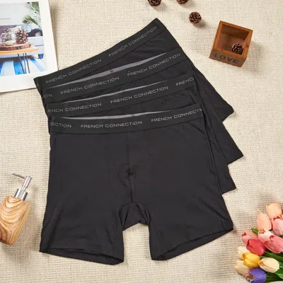 French Connection Mens 4-pack Modal Boxer Brief In Multi