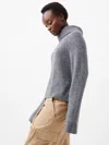 French Connection Mersai Roll Neck Jumper Stone Grey Mel In Grey