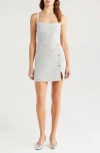 French Connection Metallic Tweed Minidress