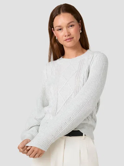 FRENCH CONNECTION MICRO SEQUIN TINSEL KNIT PULLOVER SWEATER