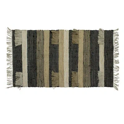 French Connection Mitsiki Machine Washable Rugs In Charcoal