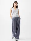 French Connection Morena Recycled Vest Dove Grey Melange In Grey