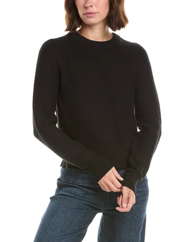 French Connection Mozart Crewneck Sweater In Black