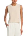 French Connection Mozart Crewneck Vest In Neutral