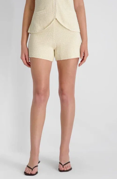 French Connection Mozart Open Stitch Shorts In Pattern
