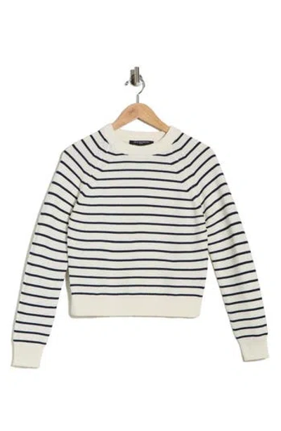 French Connection Mozart Stripe Crewneck Sweater In Multi