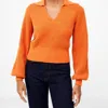 FRENCH CONNECTION MOZART V-NECK COLLAR SWEATER