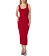 French Connection Mozza Sleeveless Midi Sweater Dress In Wine