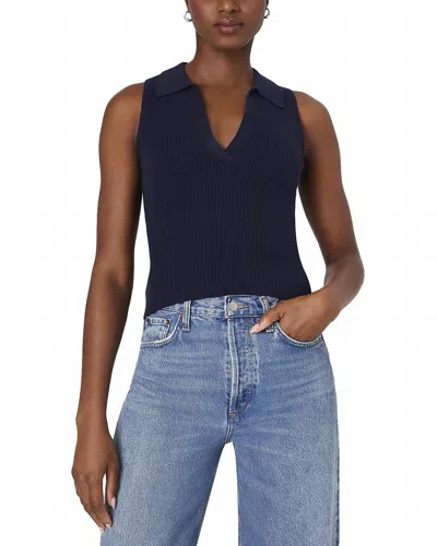 French Connection Mozza Vest In Marine In Blue