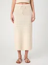 FRENCH CONNECTION NELLIS COTTON CROCHET SIDE SLIT SKIRT FRENCH CONNECTION SKIRTS,73YBP1001