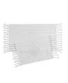 French Connection Nellore Fringe Cotton 2-pc. Bath Rug Set In White