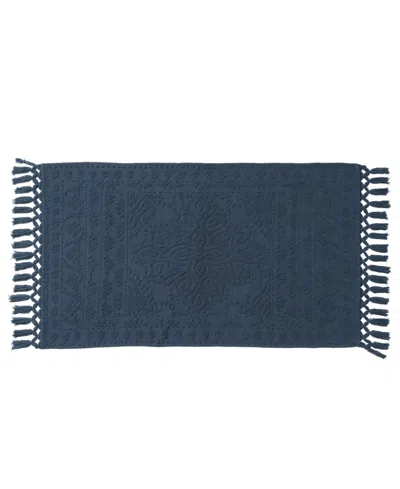 FRENCH CONNECTION NELLORE FRINGE COTTON BATH RUG, 26" X 49"
