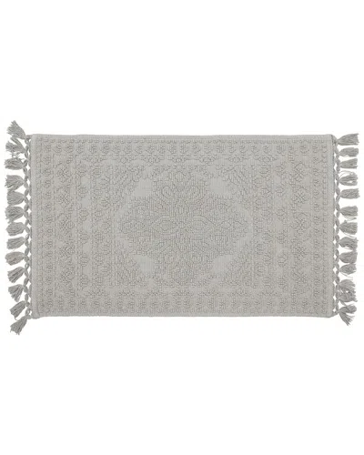 French Connection Nellore Fringe Cotton Bath Rug