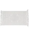 FRENCH CONNECTION FRENCH CONNECTION NELLORE FRINGE COTTON BATH RUG
