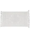 French Connection Nellore Fringe Cotton Bath Rug