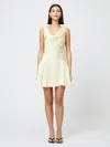 FRENCH CONNECTION OONA SATIN ASYMMETRICAL MINI DRESS FRENCH CONNECTION DRESSES,71YHM7301