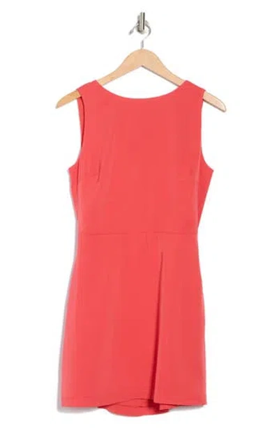 French Connection Open Back Minidress In Red