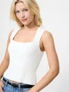 French Connection Ottoman Crinkle Sleeveless Top