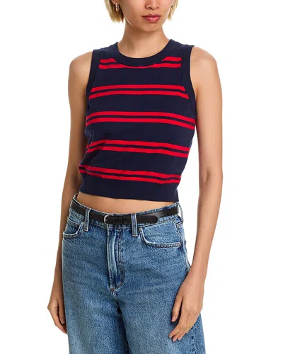 French Connection Padma Fine Knit Vest In Burgundy