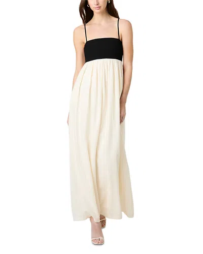 French Connection Phoebe Combo Alicia Maxi Dress In Neutral