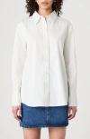 French Connection Pinstripe Cotton Poplin Button-up Shirt In Multi