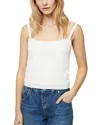 French Connection Pointelle Knit Camisole In Cream