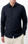 FRENCH CONNECTION POPLIN BUTTON-UP SHIRT