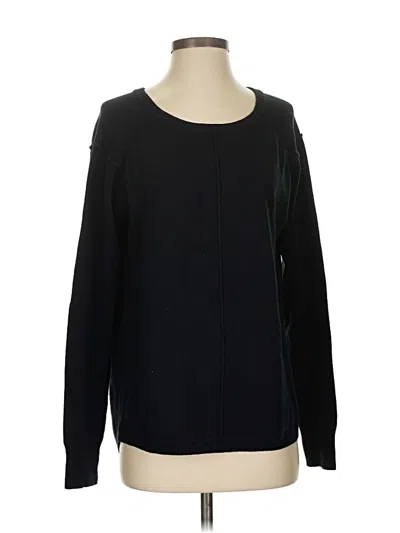 Pre-owned French Connection Pullover Sweater In Black