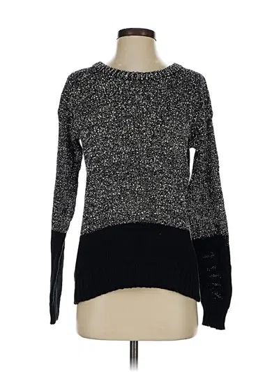 Pre-owned French Connection Pullover Sweater In Black