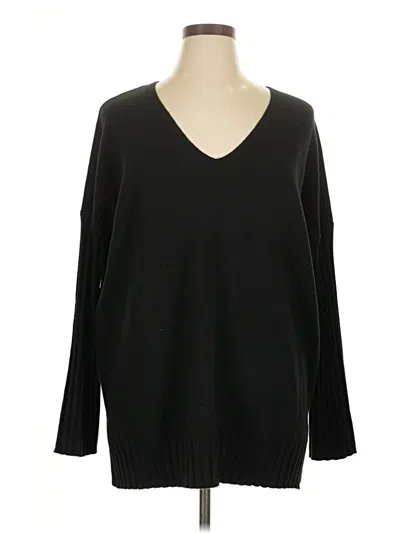 Pre-owned French Connection Pullover Sweater In Black